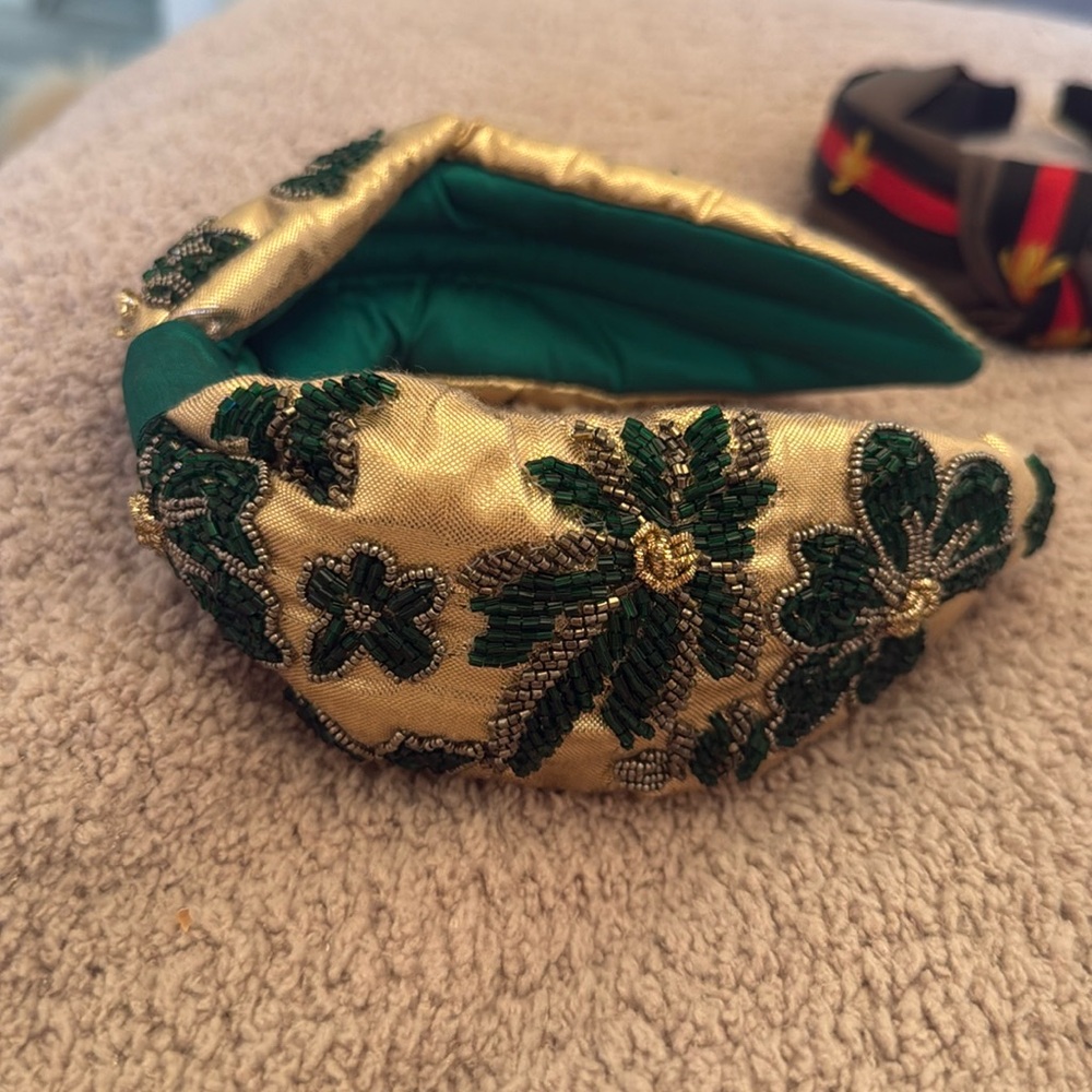 Embroidered headband